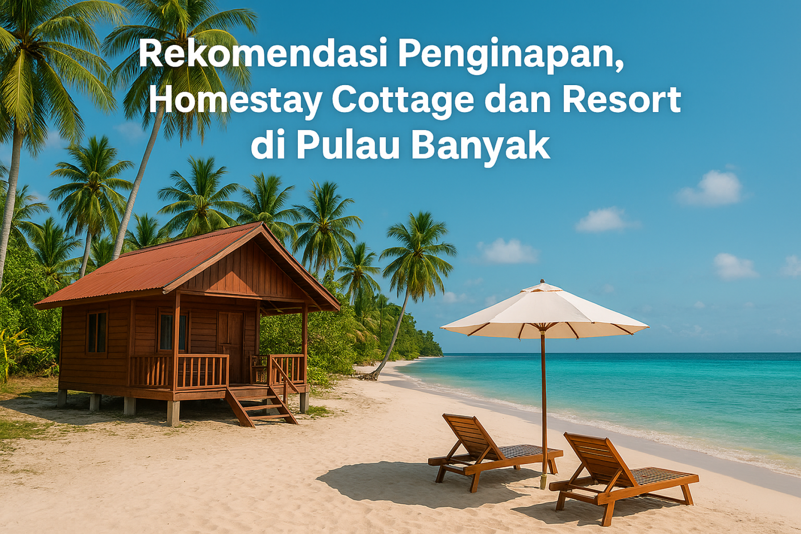 Rekomendasi Penginapan, Homestay, Cottage dan Resort di Pulau Banyak (Update Terbaru)