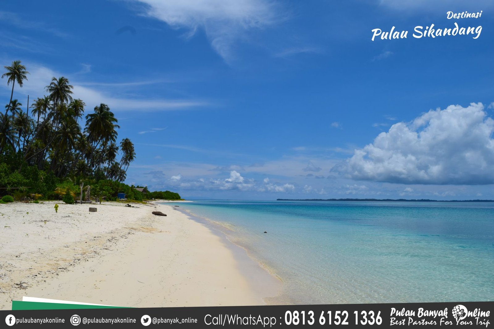 PAKET WISATA PULAU BANYAK 4D3N START SINGKIL